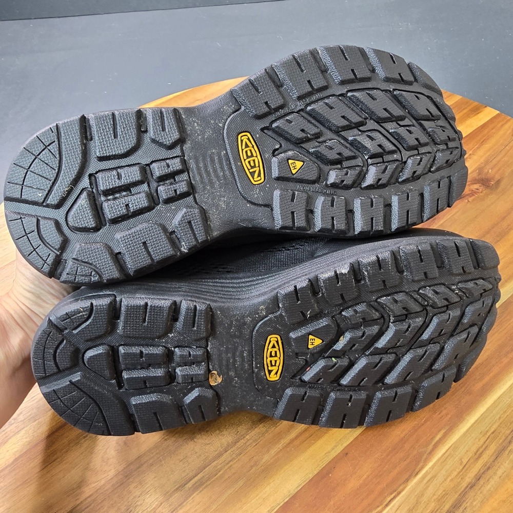 Keen Utility Vista Energy Work Safety Shoes Mens 7.5W Black Carbon Fiber Toe - Picture 12 of 12